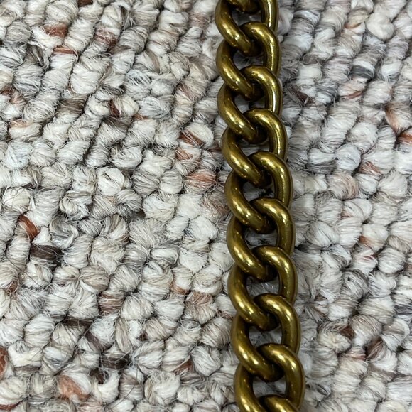 New Kurt Geiger Kensington Mini Bag Purse Gold Chain Quilted Eagle Head - Picture 11 of 11